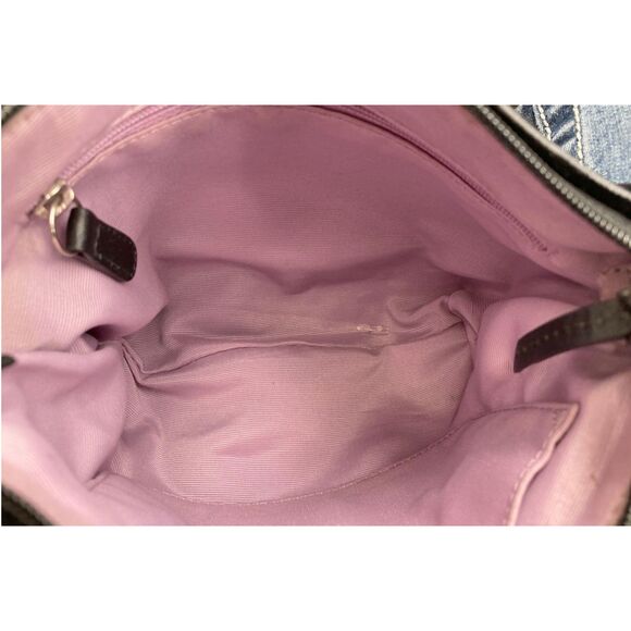 Coach Metallic Black & Silver Cheetah Ocelot Print Crossbody Bag - Picture 6 of 6